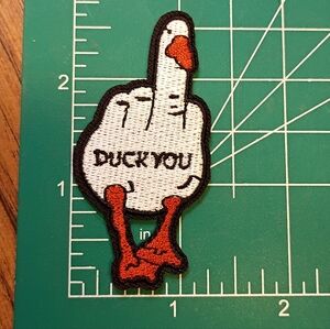 2/$10 You Funny Duck Patch